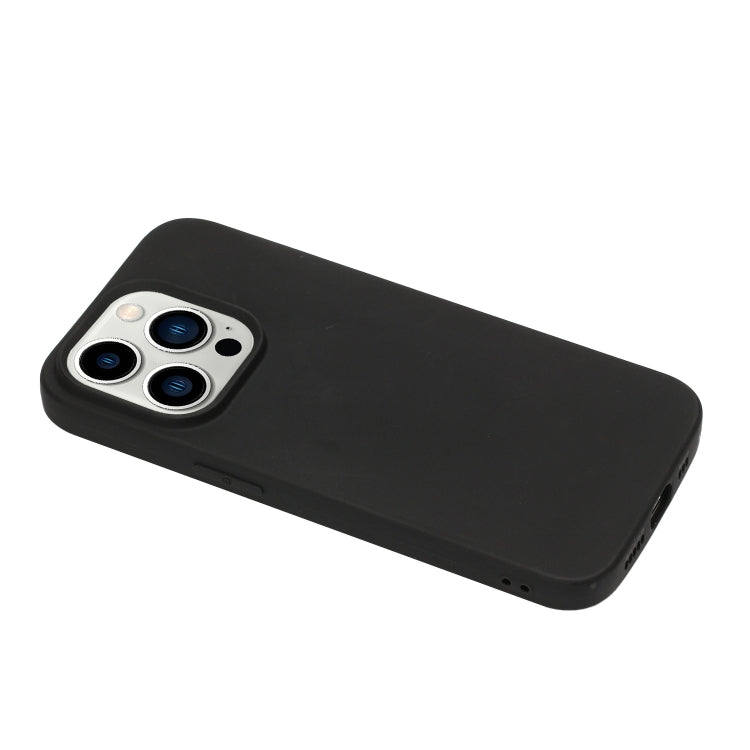 For iPhone 14 Pro Max Solid Color Frosted Silicone Phone Case