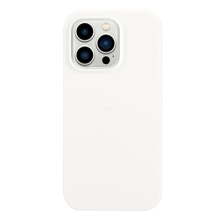 For iPhone 14 Pro Max Solid Color Frosted Silicone Phone Case