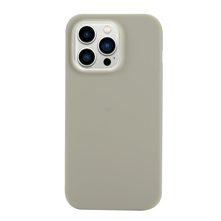 For iPhone 14 Pro Max Solid Color Frosted Silicone Phone Case