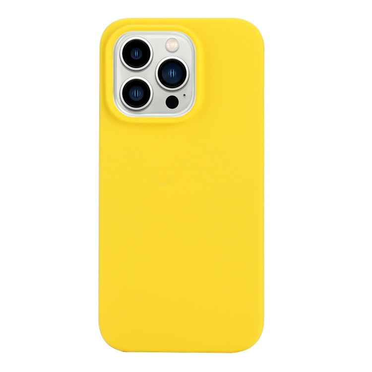 For iPhone 14 Pro Max Solid Color Frosted Silicone Phone Case