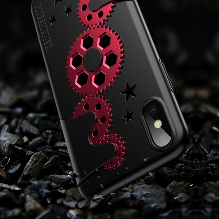 For iPhone X / XS GKK Mechanic Full Coverage PC Case