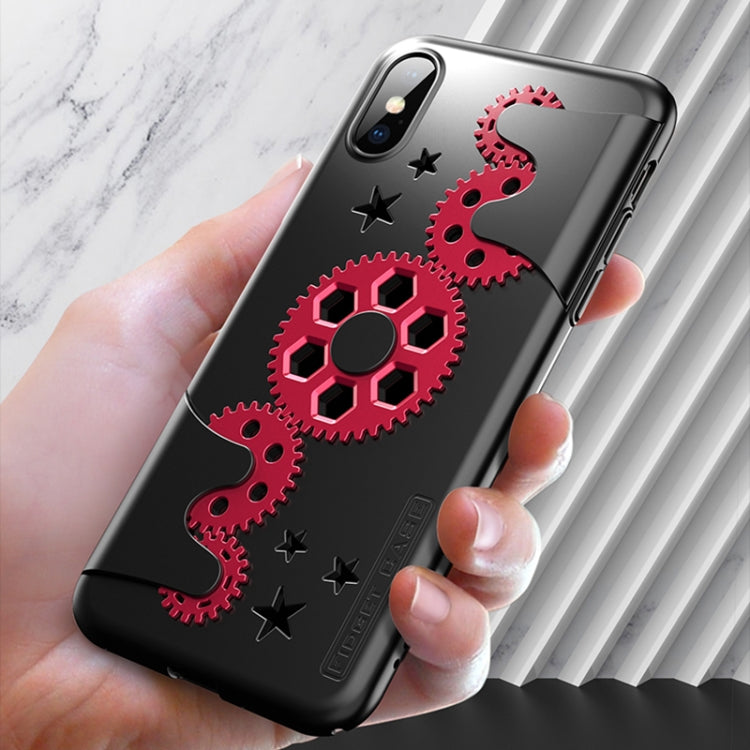 For iPhone X / XS GKK Mechanic Full Coverage PC Case