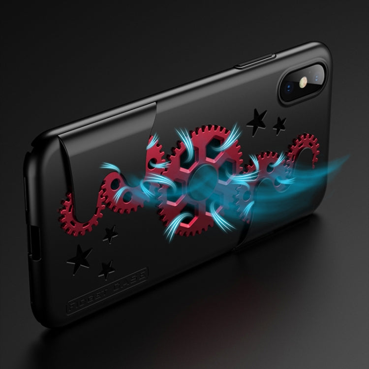 For iPhone XS Max GKK Mechanic Full Coverage PC Case