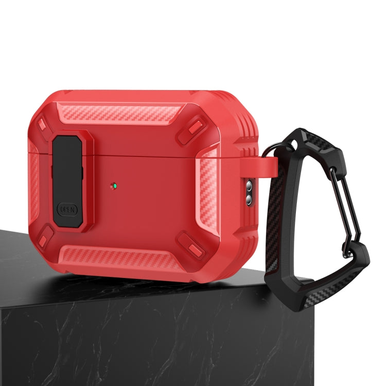 For AirPods Pro 2 Shield Shockproof Earphone Protective Case with Hook
