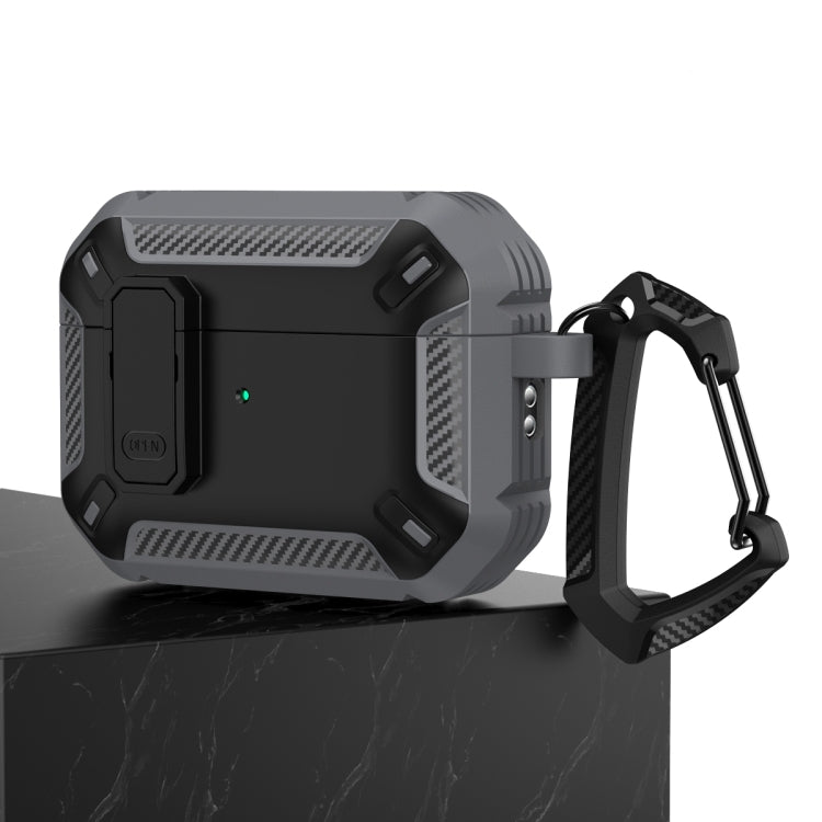 For AirPods Pro 2 Shield Shockproof Earphone Protective Case with Hook