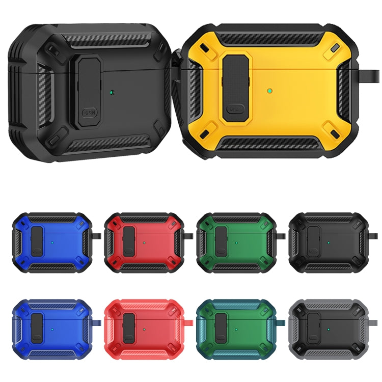 For AirPods Pro 2 Shield Shockproof Earphone Protective Case with Hook