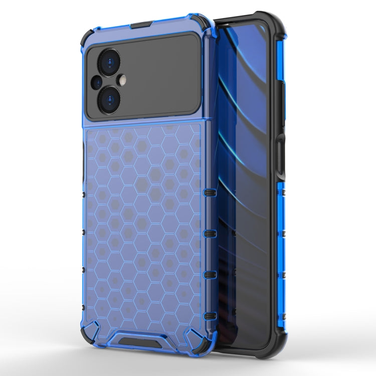 For Xiaomi Poco M5 4G India Shockproof Honeycomb PC + TPU Phone Case