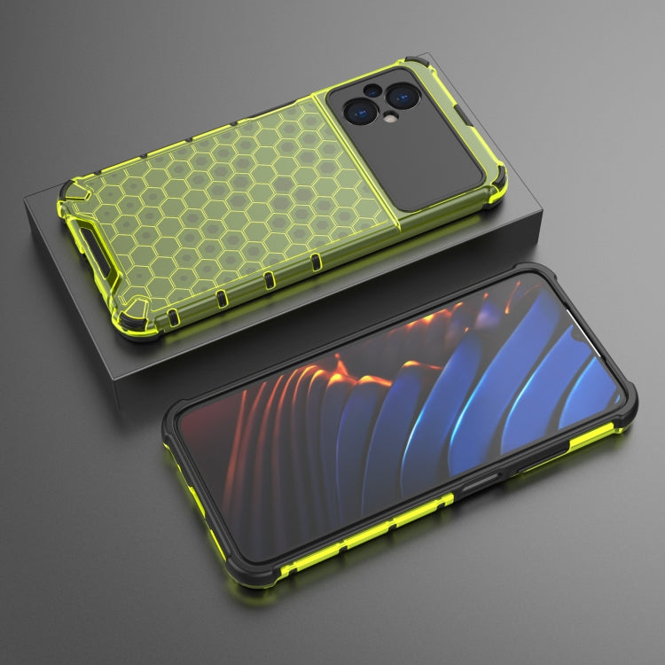 For Xiaomi Poco M5 4G India Shockproof Honeycomb PC + TPU Phone Case