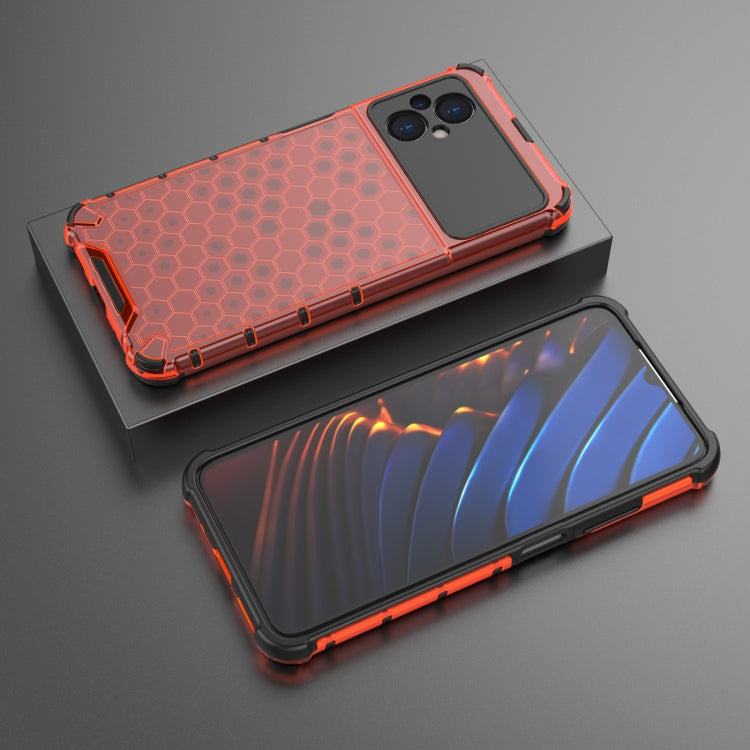 For Xiaomi Poco M5 4G India Shockproof Honeycomb PC + TPU Phone Case