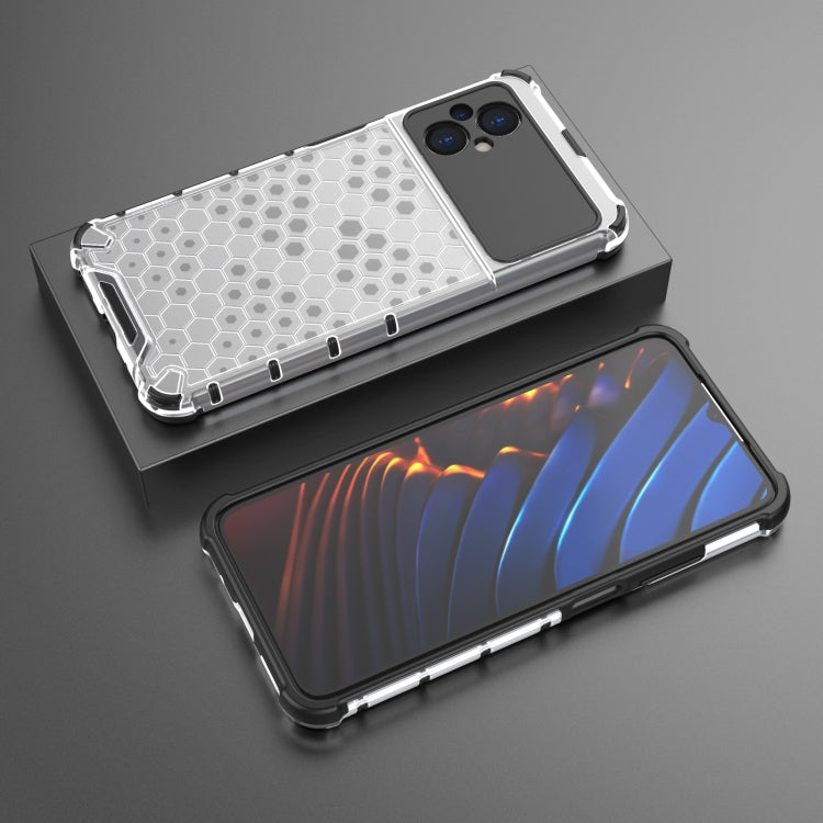 For Xiaomi Poco M5 4G India Shockproof Honeycomb PC + TPU Phone Case