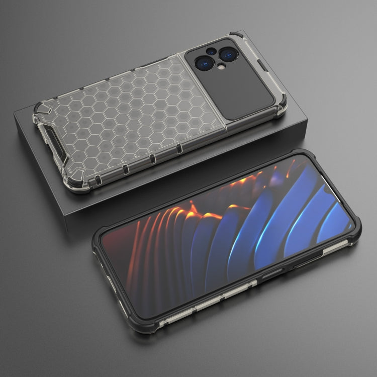 For Xiaomi Poco M5 4G India Shockproof Honeycomb PC + TPU Phone Case