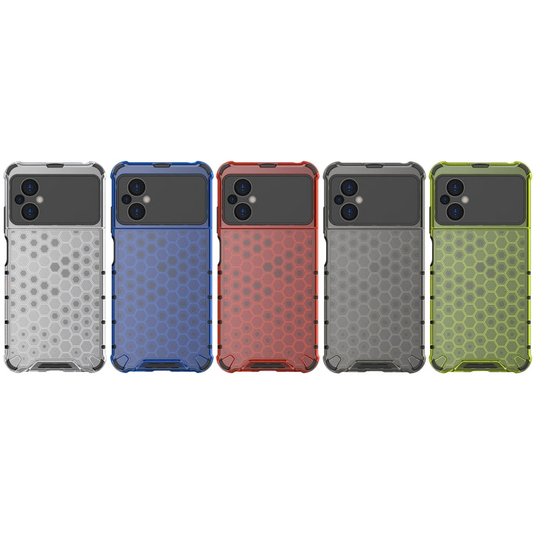 For Xiaomi Poco M5 4G India Shockproof Honeycomb PC + TPU Phone Case