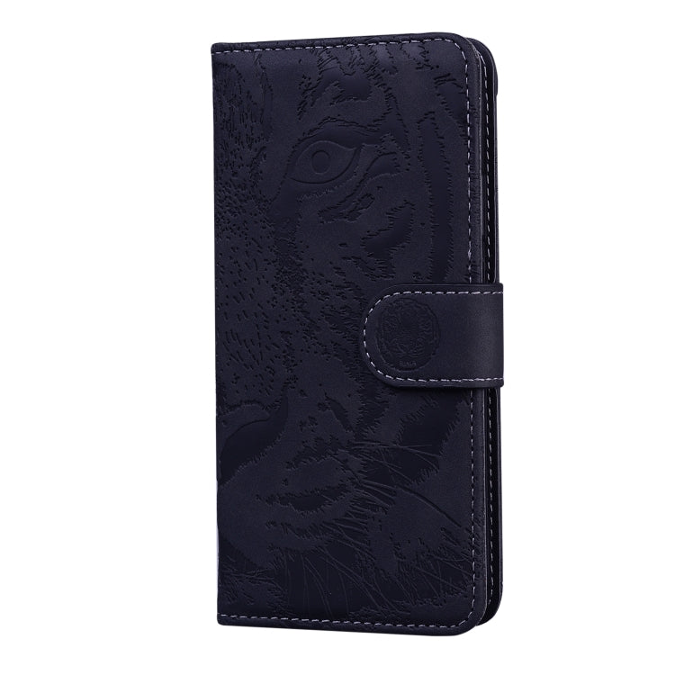 For Asus Zenfone 9 Tiger Embossing Pattern Flip Leather Phone Case