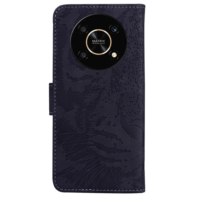 For Honor X9 / X9 5G Tiger Embossing Pattern Flip Leather Phone Case
