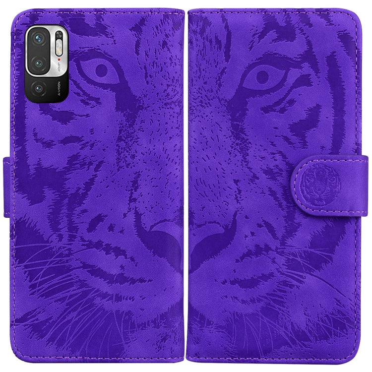 For Xiaomi Redmi Note 11T Pro / 11T Pro+ 5G Tiger Embossing Pattern Flip Leather Phone Case