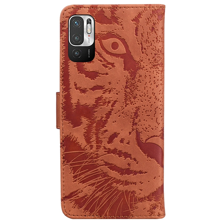 For Xiaomi Redmi Note 11T Pro / 11T Pro+ 5G Tiger Embossing Pattern Flip Leather Phone Case