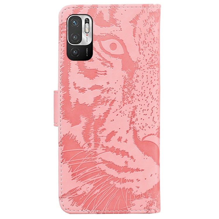 For Xiaomi Redmi Note 11T Pro / 11T Pro+ 5G Tiger Embossing Pattern Flip Leather Phone Case