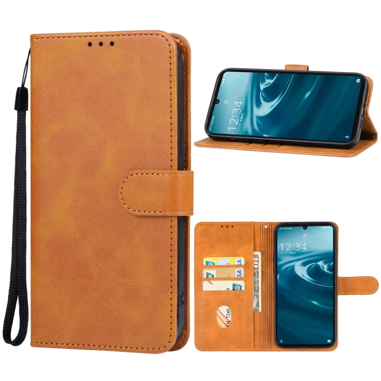 For Sharp Aquos Sense6s Leather Phone Case