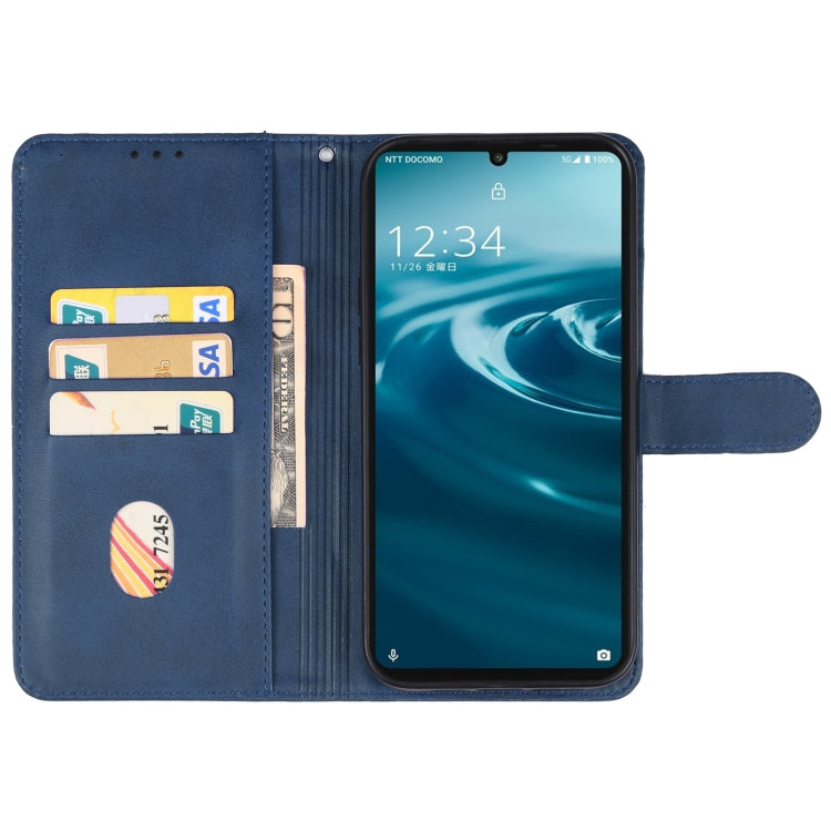 For Sharp Aquos Sense6s Leather Phone Case
