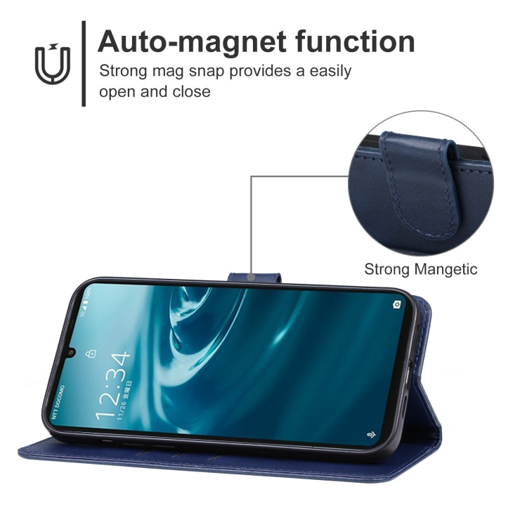 For Sharp Aquos Sense6s Leather Phone Case