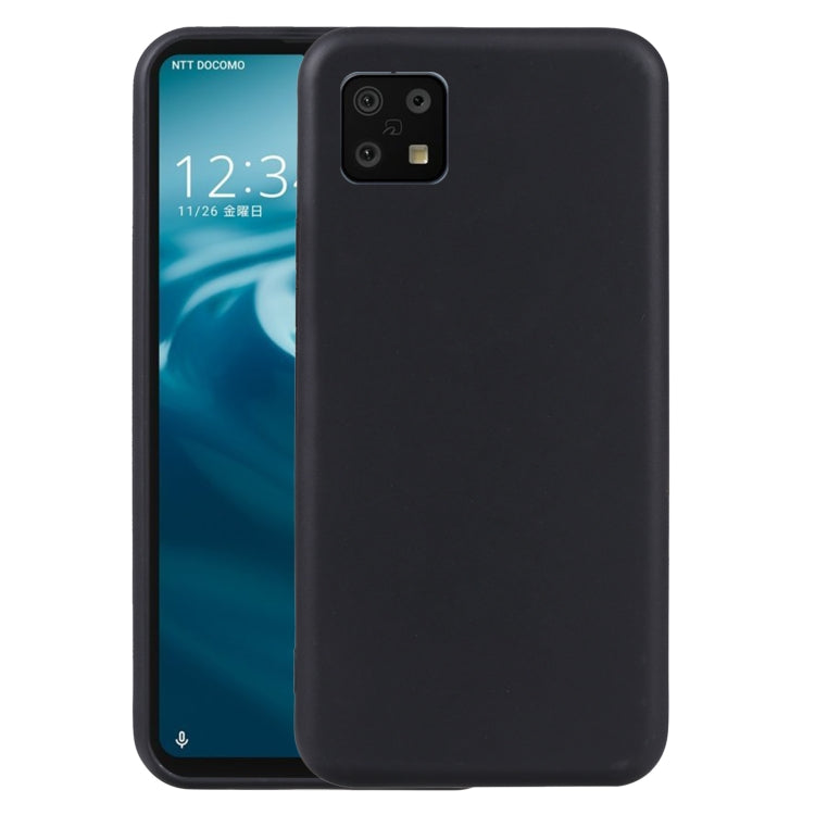 For Sharp Aquos Sense6s TPU Phone Case(Black)