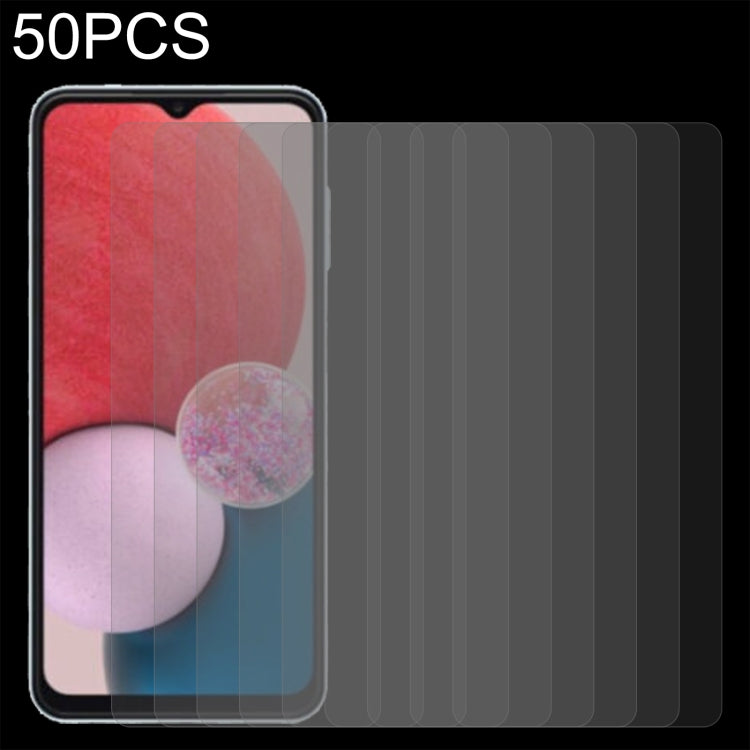 For Samsung Galaxy A14 5G&4G / M14 50pcs 0.26mm 9H 2.5D Tempered Glass Film