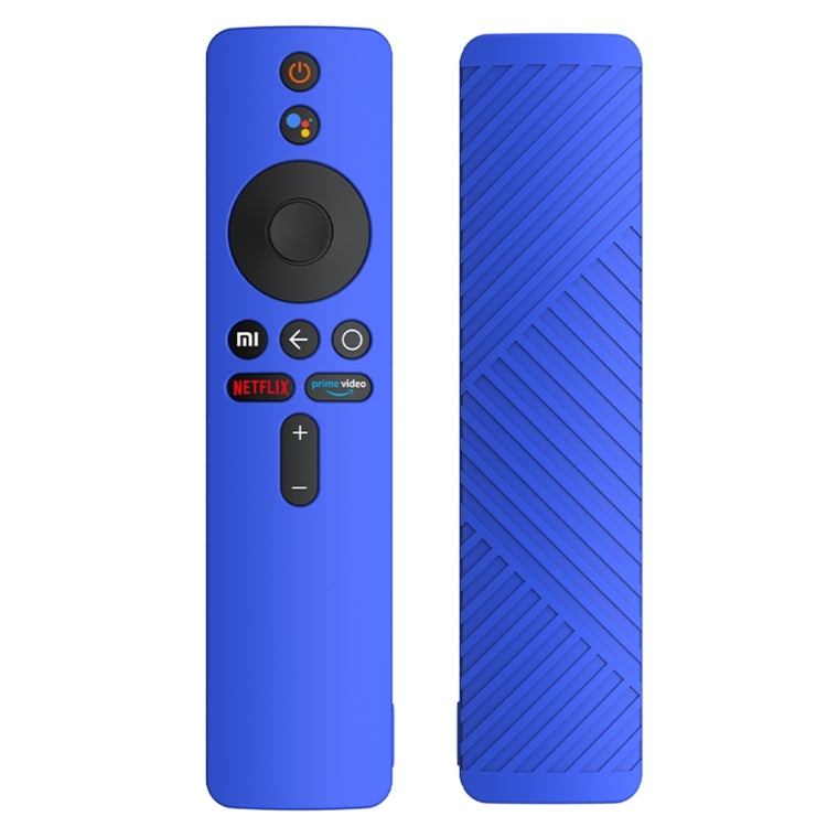 For Xiaomi MiBox S Solid Color Silicone Protective Cover