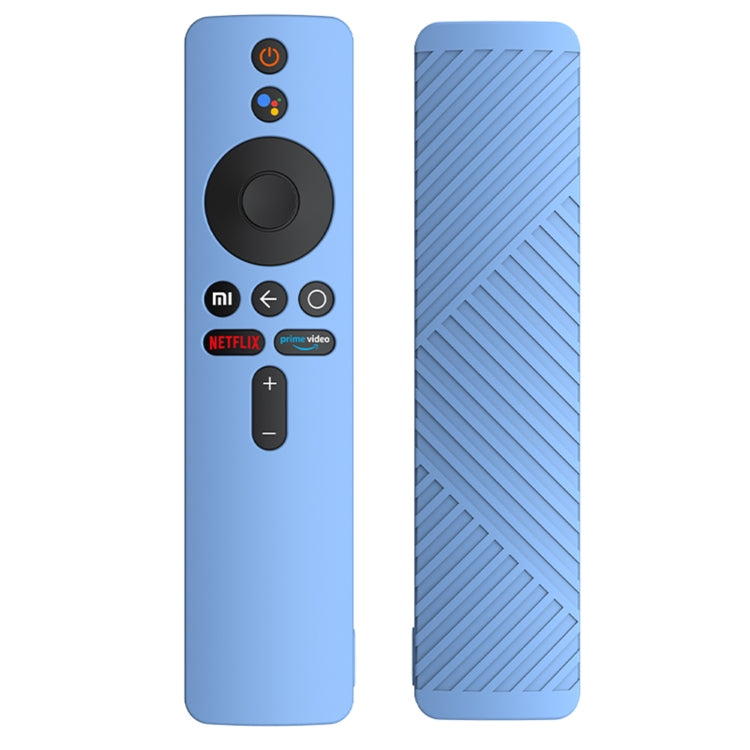 For Xiaomi MiBox S Solid Color Silicone Protective Cover