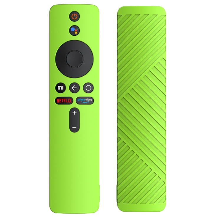 For Xiaomi MiBox S Solid Color Silicone Protective Cover