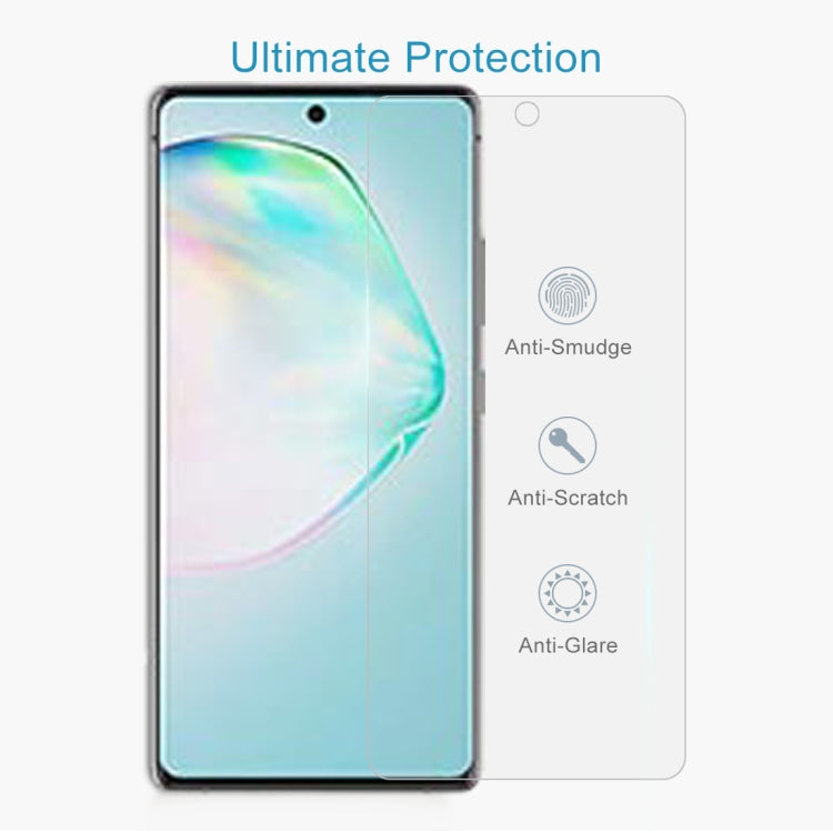 For Galaxy A91 0.26mm 9H Surface Hardness 2.5D Explosion-proof Tempered Glass Half Screen Film