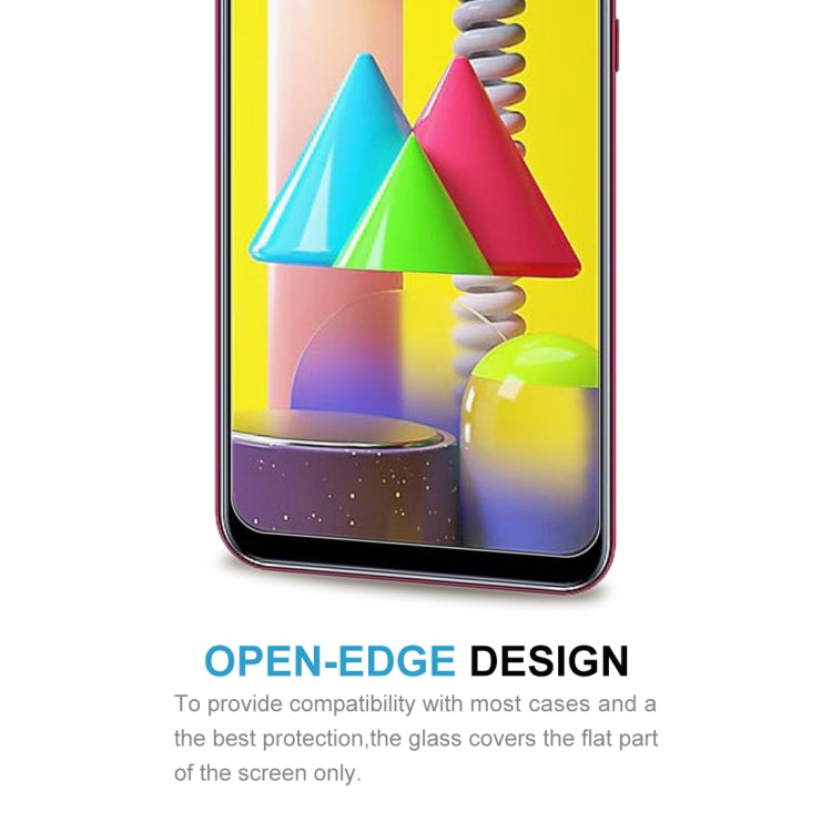 For Galaxy M31 0.26mm 9H Surface Hardness 2.5D Explosion-proof Tempered Glass Half Screen Film