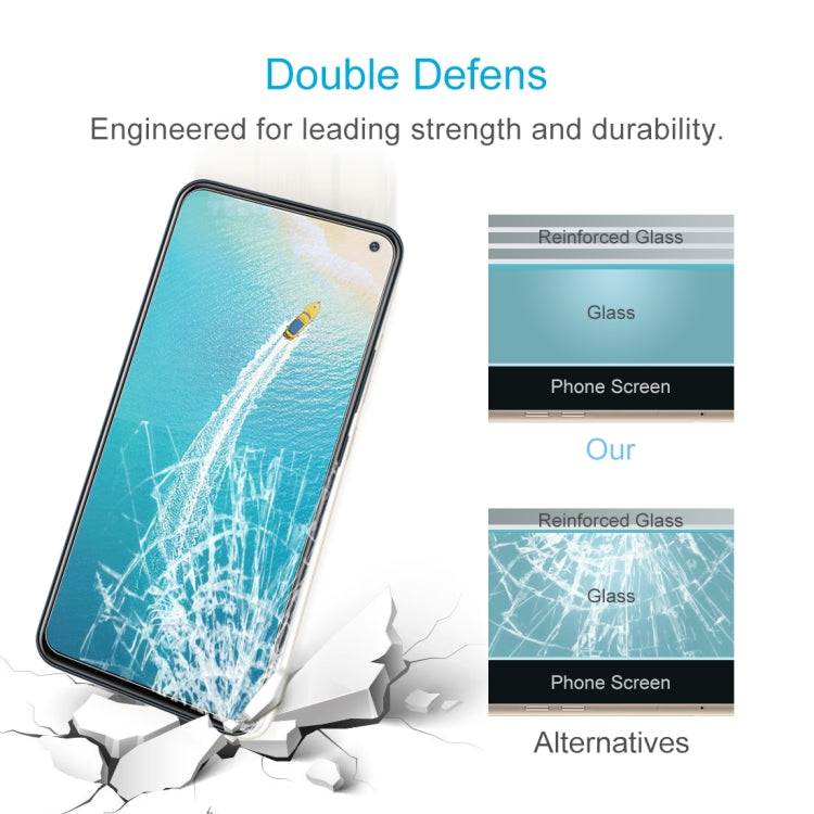 For Vivo V17 0.26mm 9H Surface Hardness 2.5D Explosion-proof Tempered Glass Half Screen Film
