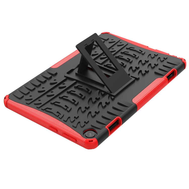 For Lenovo Tab M10 3rd Gen Tire Texture TPU + PC Tablet Case with Holder