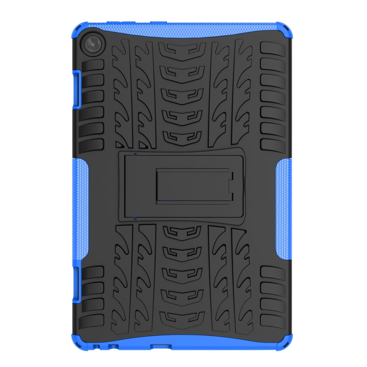 For Lenovo Tab M10 3rd Gen Tire Texture TPU + PC Tablet Case with Holder