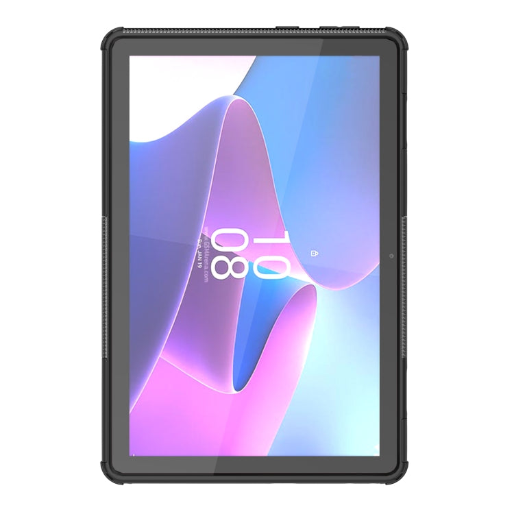 For Lenovo Tab M10 3rd Gen Tire Texture TPU + PC Tablet Case with Holder