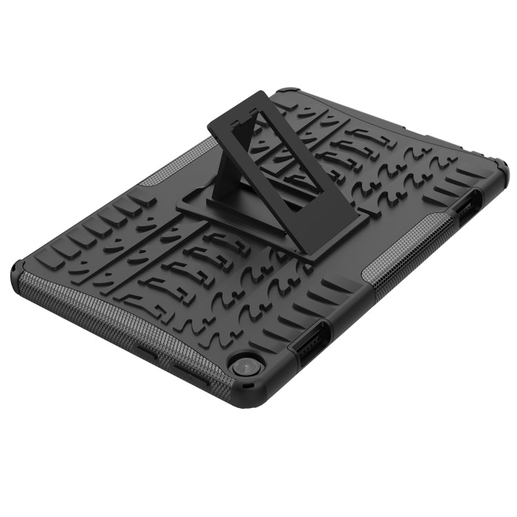 For Lenovo Tab M10 3rd Gen Tire Texture TPU + PC Tablet Case with Holder