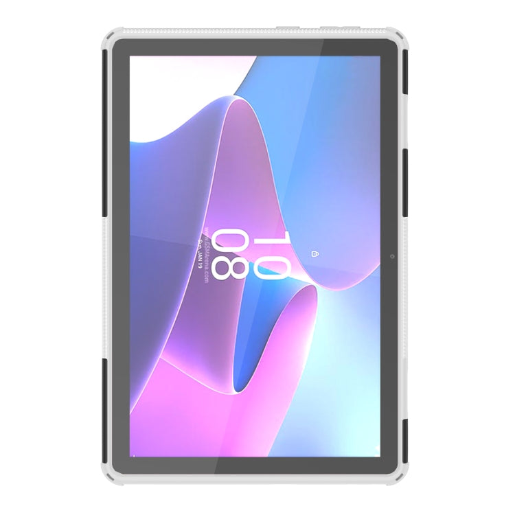 For Lenovo Tab M10 3rd Gen Tire Texture TPU + PC Tablet Case with Holder