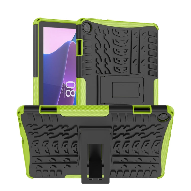 For Lenovo Tab M10 3rd Gen Tire Texture TPU + PC Tablet Case with Holder