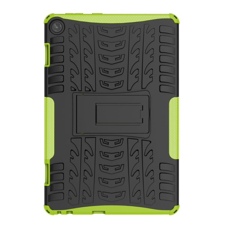 For Lenovo Tab M10 3rd Gen Tire Texture TPU + PC Tablet Case with Holder