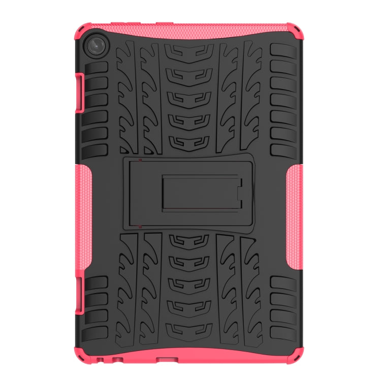 For Lenovo Tab M10 3rd Gen Tire Texture TPU + PC Tablet Case with Holder