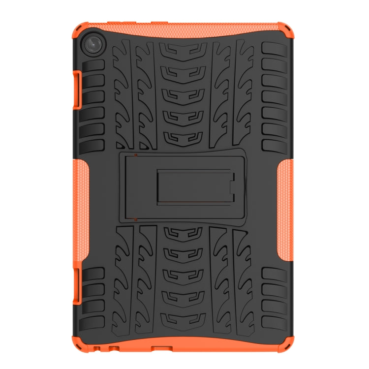 For Lenovo Tab M10 3rd Gen Tire Texture TPU + PC Tablet Case with Holder