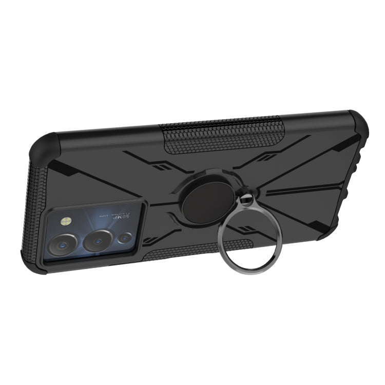 For Infinix Note 12 G96 Armor Bear Shockproof PC + TPU Phone Case with Ring