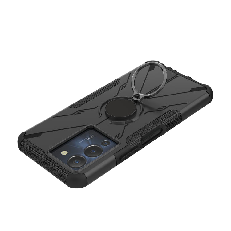 For Infinix Note 12 G96 Armor Bear Shockproof PC + TPU Phone Case with Ring