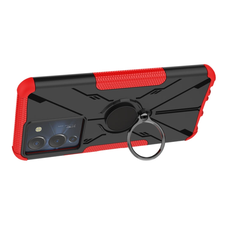 For Infinix Note 12 G96 Armor Bear Shockproof PC + TPU Phone Case with Ring