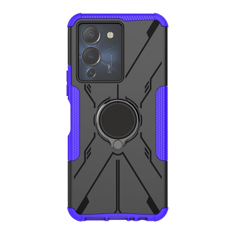 For Infinix Note 12 G96 Armor Bear Shockproof PC + TPU Phone Case with Ring