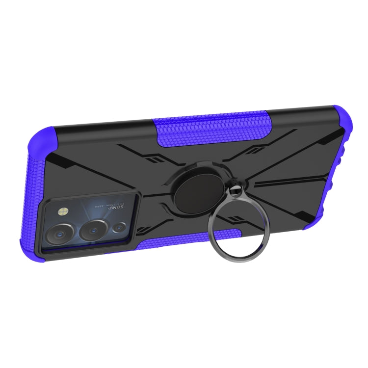 For Infinix Note 12 G96 Armor Bear Shockproof PC + TPU Phone Case with Ring