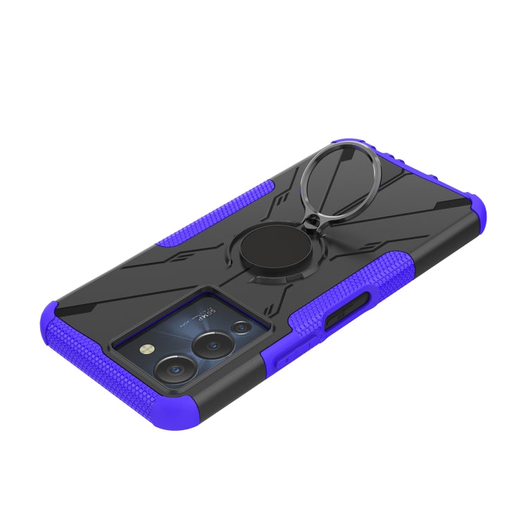 For Infinix Note 12 G96 Armor Bear Shockproof PC + TPU Phone Case with Ring