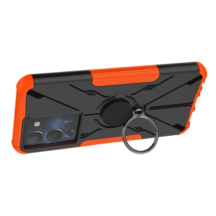 For Infinix Note 12 G96 Armor Bear Shockproof PC + TPU Phone Case with Ring