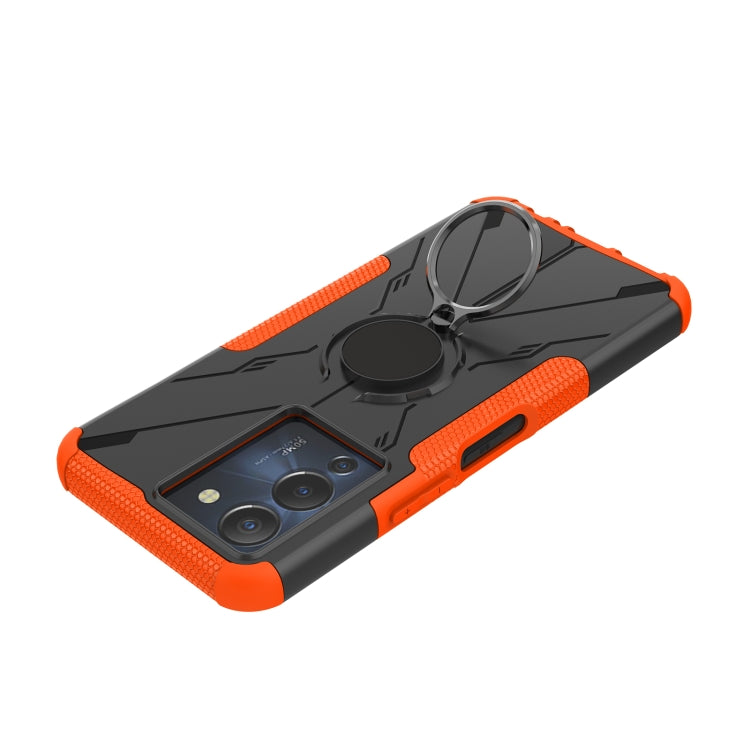 For Infinix Note 12 G96 Armor Bear Shockproof PC + TPU Phone Case with Ring