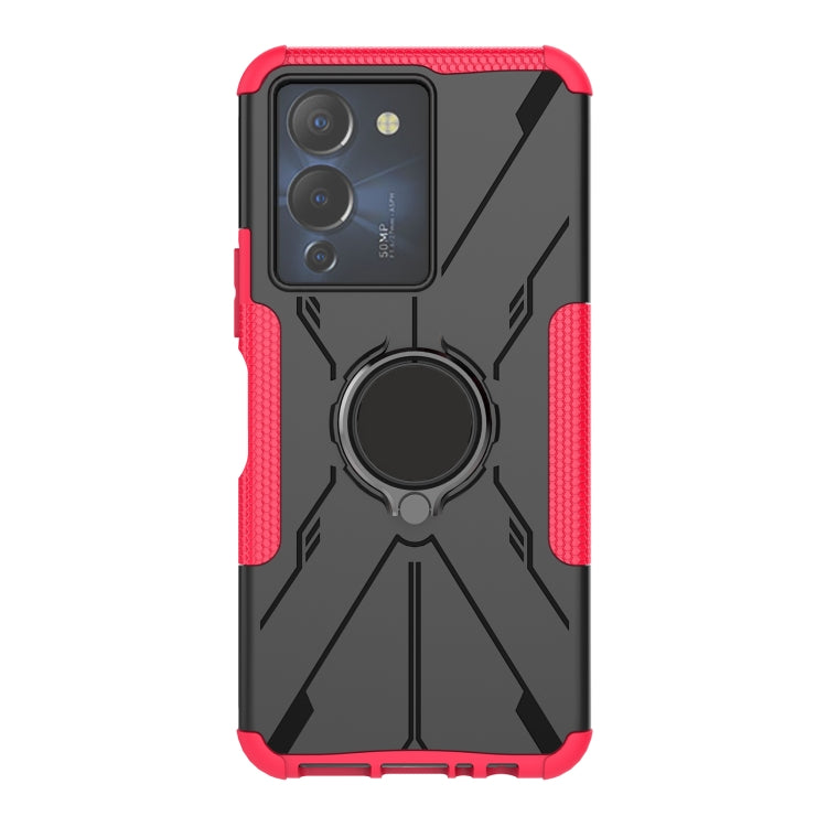 For Infinix Note 12 G96 Armor Bear Shockproof PC + TPU Phone Case with Ring